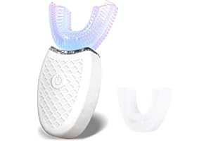 Wireless Electric Toothbrush IPX7 Waterproof Automatic Ultrasonic Teeth Brush 360° Silicone U Shaped USB Rechargeable Teeth W