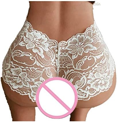 Kinrui Lingerie Women's Sexy Sheer Panties Thongs Mesh G-Strings High Waist Brief Underwear