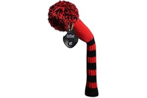 Scott Edward Golf Cover 1Pcs for Driver Fairway or Hybrid Knitted Elastic Yarn Double Layers Big Pom Protect Golf Head Perfec