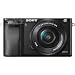 Sony Alpha a6000 Mirrorless Digital Camera 24.3MP SLR (Black) w/ 16-50mm Lens ILCE-6000L/B with Extra Battery Case + 2X Lexar Professional 633x 32GB SDHC/SDXC UHS-I Card Bundlethumb 1