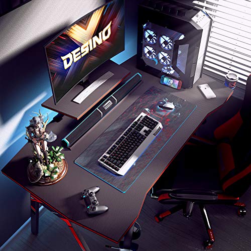 DESINO Gaming Desk 40 inch PC Computer Desk, Home Office Desk Table Gamer Workstation with Cup Holder and Headphone Hook… - Image 2