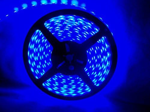 Marswell Indeedstore Xmas Light - IP68 Waterproof LED Flexible Strip 16.4 Feet 5M 12 Volt Flexible LED Strip Light SMD5050 300LEDs (Blue Color)