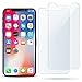 iPhone X Screen Protector, 2-Pack iPhone X Glass Screen Protector Anti-Glare Shatter-Proof 9H Tempered Hardness Bubble-Free HD Clear Thin Front Protective Film Skin for Apple iPhone X - Case Friendly