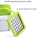 Vegetable Chopper,Upintek Vegetable Fruit Dicer,Effortless No-Mess Salad Onion Vegetable Cutter+Peeler Slicer (Freebies),3Interchangeable Blades Set with Food Container,Cleaning Brush for Veggie Pasta