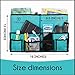 Primus Living Bedside Caddy Hanging Storage Organizer for Books, Phones, Tablets, Laptop & TV Remote - Headboards, Bed Rails, Dorm Rooms, Bunk Beds, Apartments, Wheelchair, Hospital, Bathroom & Travel