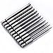 Rocaris 11 Pieces 1/4 Inch Hex Shank T6-T40 3 Inch Length S2 Steel Torx Security Head Screwdriver Drill Set Bits