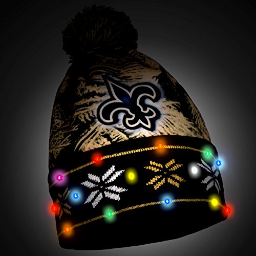 New Orleans Saints Big Logo Light Up Beanie – Football 