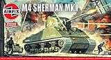 Airfix Vintage Classics WWII M4 Sherman MK I 1:76 Military Tank Plastic Model Kit A01303V