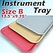 1 PC Blue Dental Instrument Tray Size B Trays 13.25