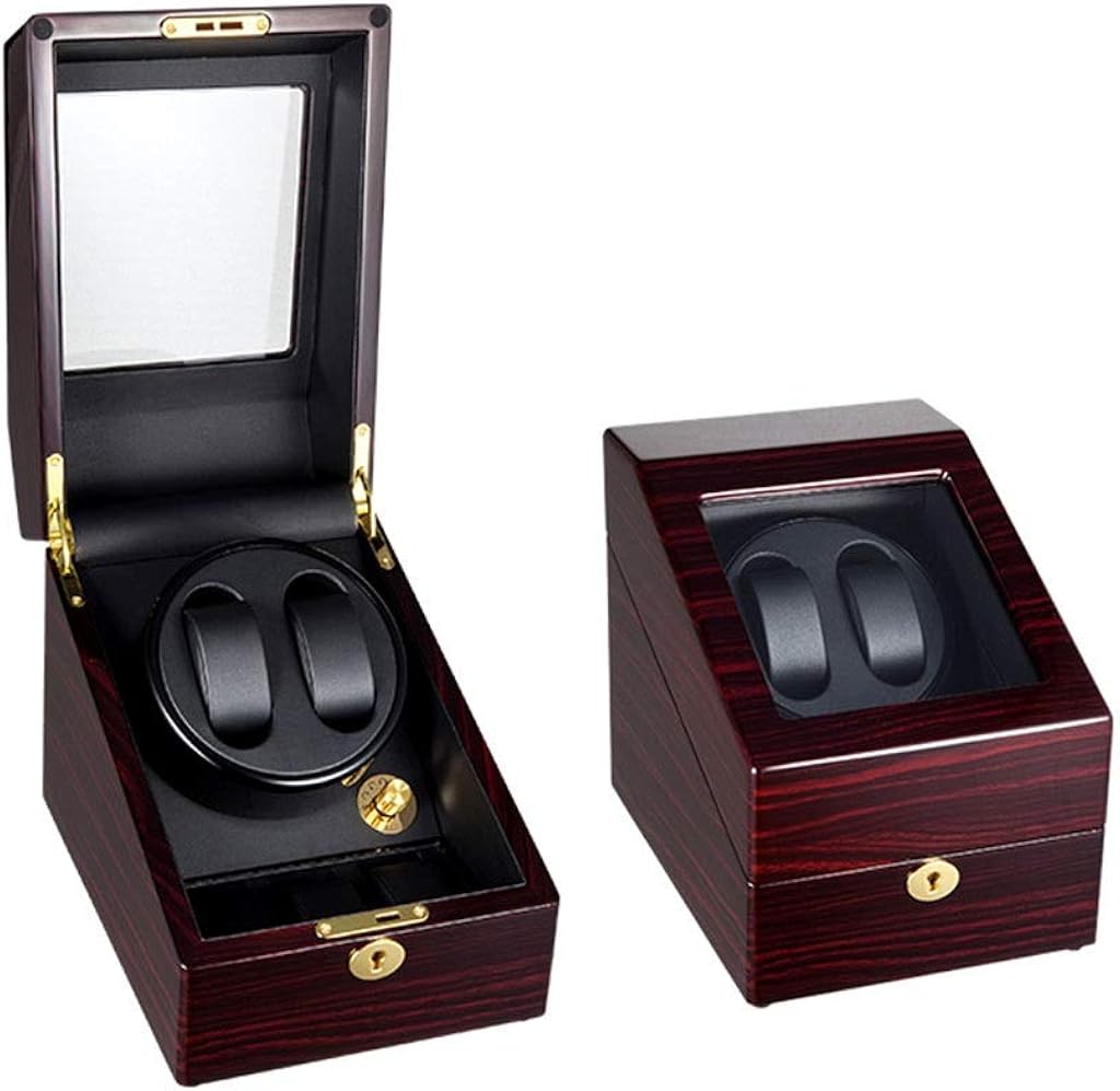 Madera Cajas Giratorias para Relojes Automatico, Motor ...