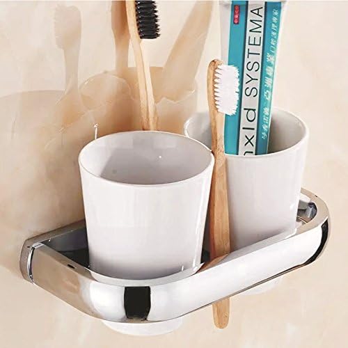 Bathroom accessories Cup holder Lovers Pure copper toothbrush toothpaste Continental Cups Set,chrome