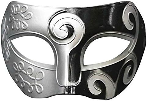 Halloween Mask Party Mask Cosplay Masquerade Protective Face Retro Roman Gladiator Mask for Men