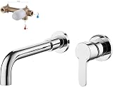 GRIFEMA PORTO-G11503 Wall Bath Tub Mixer Tap Concealed Brass Body Chrome view 5