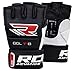 RDX MMA Gloves for Grappling Martial Arts Training,Approved by SMMAF, Genuine Cowhide Leather Sparring Mitts, Good for Kickboxing, Muay Thai, Cage Fighting, Punching Bag and Combat Sports