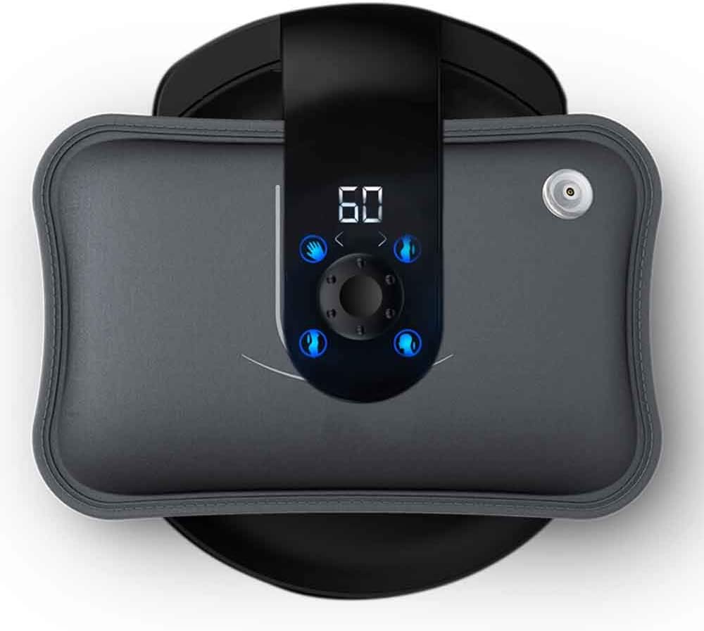 JIAXIAO Ship Wireless heating hand warmer, explosion-proof plush warm water bag safe high-end gift box set technology black, suitable for cold winter.