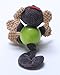 Durable Dog Squeaker Toys for Aggressive Chewers Boredom Small Dogs Brown Monkey