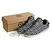 [NEW SIZE VERSION] LeoVera Men's & Women's LED Shoes Luminous Flashing Sneakers LVYZ86-Grey-37