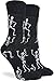 Good Luck Sock Women's Dancing Halloween Skeleton Socks, Adult, Shoe Size 5-9