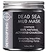 O Naturals Best Acne Treatment Moisturizing Face & Body Dead Sea Mud Mask. Activated Charcoal & Bentonite Clay. Acne Blackhead Remover, Deep Pore Cleanser & Minimizer Exfoliating & Tightens Skin 250ml