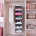 MAXhouser 6-Shelf Hanging Closet Organizer,Grey