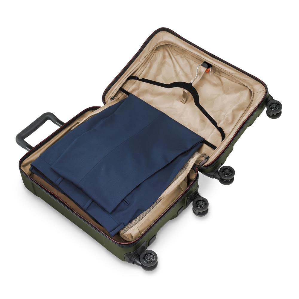 Briggs & Riley Torq 2.0 4 Wheel Lightweight Hardside Case, Green, Briggs & Riley Torq 2.0 International Carry-on Spinner, 53.5 cm, 38 L, Green (Hunter)