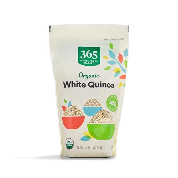 365 BY WHOLE FOODS MARKET, ORGANIC WHITE QUINOA,...