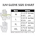 ILM Alloy Steel Touchscreen Bicycle Motorcycle Motorbike Powersports Racing Gloves (M, RED) Model 10C