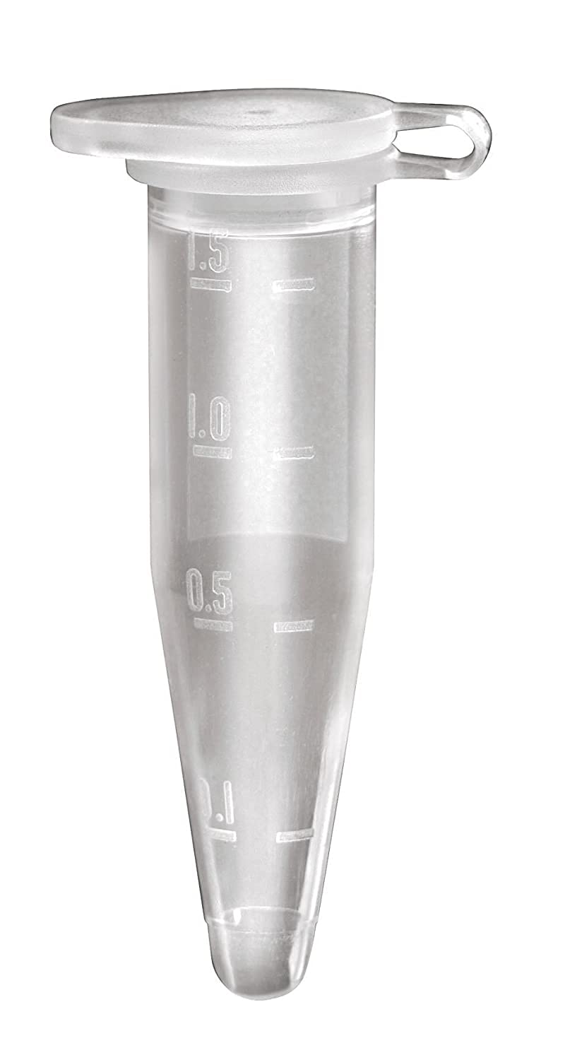 Camlab Plastics RTP/77120-N Conical Microtube, 1.5 mL, Natural (Pack of 500)