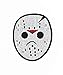 Jason Voorhees Hockey Mask Embroidered Iron / Sew on Patch Horror Movie Badge Friday the 13th Horror Costume Applique Souvenir