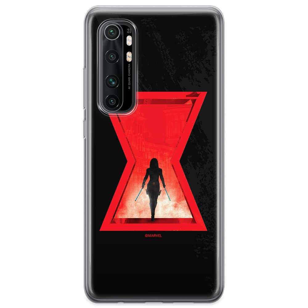 ERT GROUP mobile phone case for Xiaomi MI NOTE 10 Lite original and officially Licensed Marvel pattern Black Widow 009 optimally adapted to the shape of the mobile phone, case made of TPU