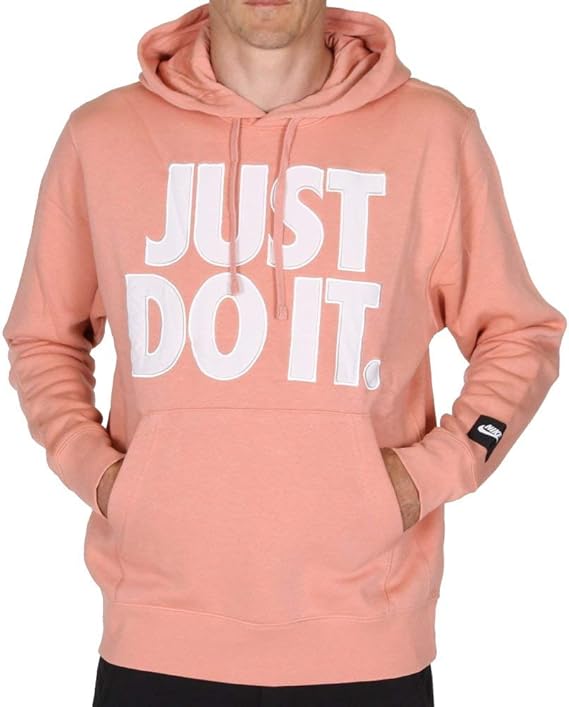 nike sudadera rosa hombre