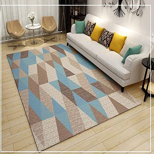 DelongKe Area Rugs Modern Living Room with Home Decoration, Hand Washable Carpet, Suitable for Bedroom Living Room, Gym, Gym, etc,200x300cm