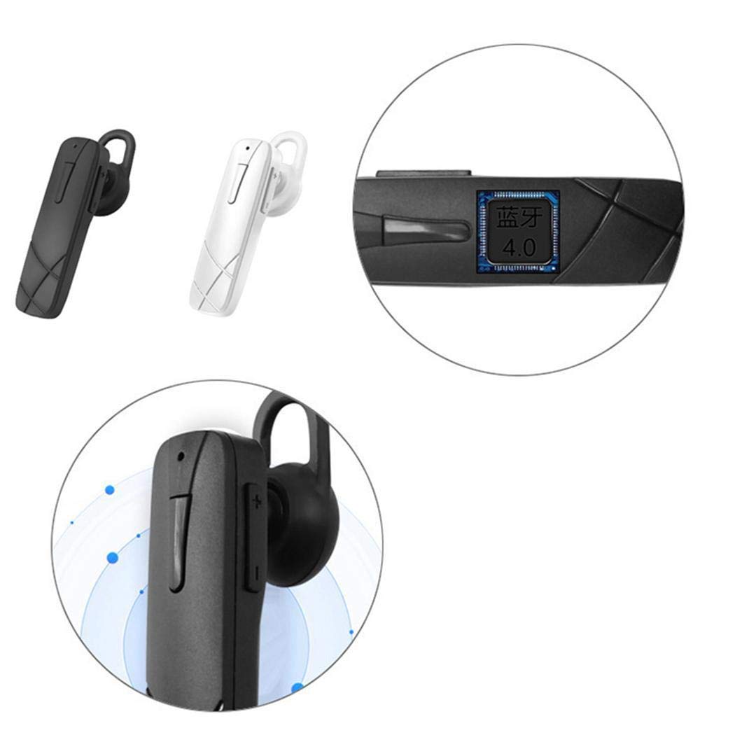 Pinsparkle Wireless Bluetooth Headset Stereo in-Ear Earphone Hands-Free for Car Driving Earbud Headphones