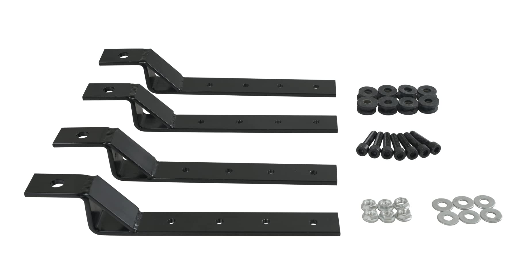 Motorcycle Universal Saddlebag Mounting Bracket Adjustable Hard Saddle Bag Mounting Bracket Kit,Black
