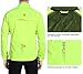 BALEAF Men's Cycling Running Jacket Windproof Windbreaker Breathable Coat Fluorescent Yellow Size L