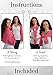 SelahV Fashion Shawl 100% Knit Acrylic Women's Wrap - 12 Buttons Let You Style 5 Different Ways - Lightweight & Compact, Perfect For Travel - Fits Most Shoulders (Black)