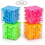 Marstoy Money Maze Puzzle Box, Money Holder Puzzle Gift Money Puzzle Boxes for Kids and Adults Birthday Christmas (4 Pack)