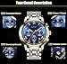 LIGE Men's Quartz Stainless Steel Watch, Color:Blue (Model: DS13)