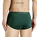 DAVID ARCHY Men's 4 Pack Micro Modal Separate Pouch Briefs with Fly (M, Olive Green)