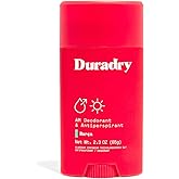 Duradry Clinical-Strength Antiperspirant Deodorant for Women and Men – Clean Formula with Natural Ingredients – Odor and Excessive Sweat Protection for Armpits – Barca (SweetWater + Sea Salt)