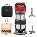 6.5-Amp 1.25 HP Compact Router with Fixed Base, 5 Trim Router Bits, Variable Speed, Edge Guide, Roller Guide and Dust Hood, Avid Power MW104