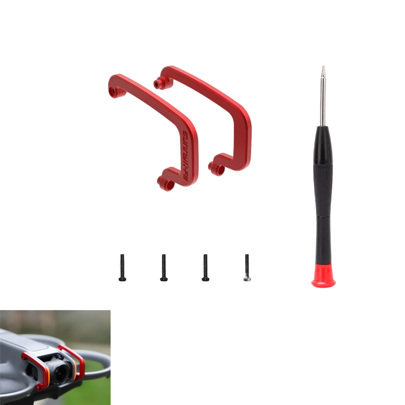 Taoke Drone Anti-Collision Protection Bar Aluminum Alloy PTZ Protector Safety Guard compatible with DJI Avata 2