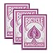 Bicycle Pink Playing Cards - 3 Decks
