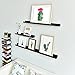 WELLAND Espresso Picture Ledge Shelf Display Wall Shelf 48