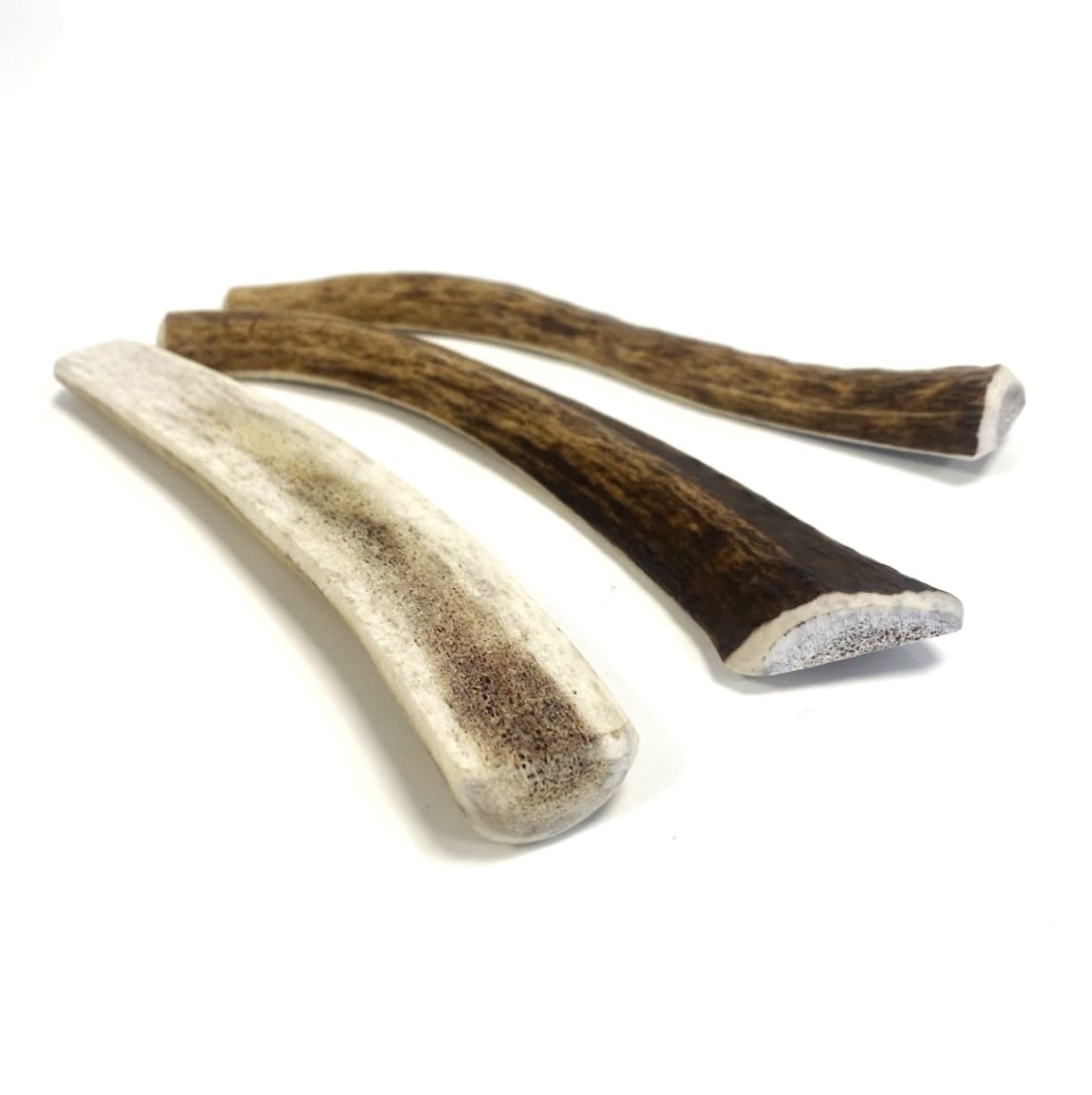 Split Antler Dog Chews Mini x 3 (Weight -Mini Split 17-24g), (Size May Vary) Premium Quality Natural Dog Chew Treat Hypo-Allergenic Dog Chew Extra Small SHC