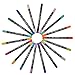 Lasten® 12 Colors Dual Tips Coloring Marker Pens Set, Brush Tip(1mm-2mm) & Fine Tip(0.8mm), Watercolor Art Pens, Brush Pens Art Markers, Best for Doodling, Calligraphy, Painting Coloring(12 Colors)