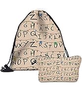 Drawstring Backpack, 2 piece set MRSP 3D Printed Waterproof Gym