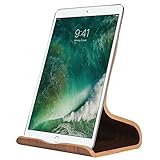 Samdi Multi-Angle wood stand for Tablets, e-readers and Smartphones iPad Air 2 3 4 Pro,Compatible with mini, kindle, Nexus Accessories, Samsung Tab and Other Tablets(Black Walnut)