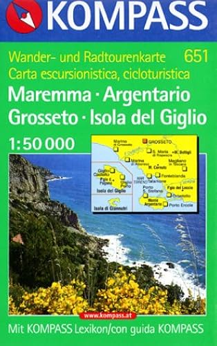 Download Carte touristique : Maremma, Argentario, Grosseto, Isola del Giglio PDF