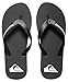 Quiksilver Men's Molokai Athletic Sandal, Black/White, 11 M US